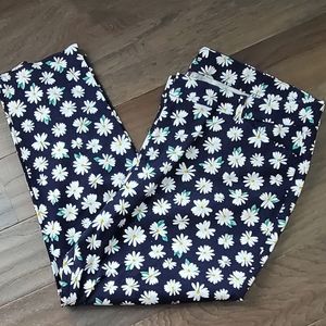 Old navy women's daisy print pixie pants size 20